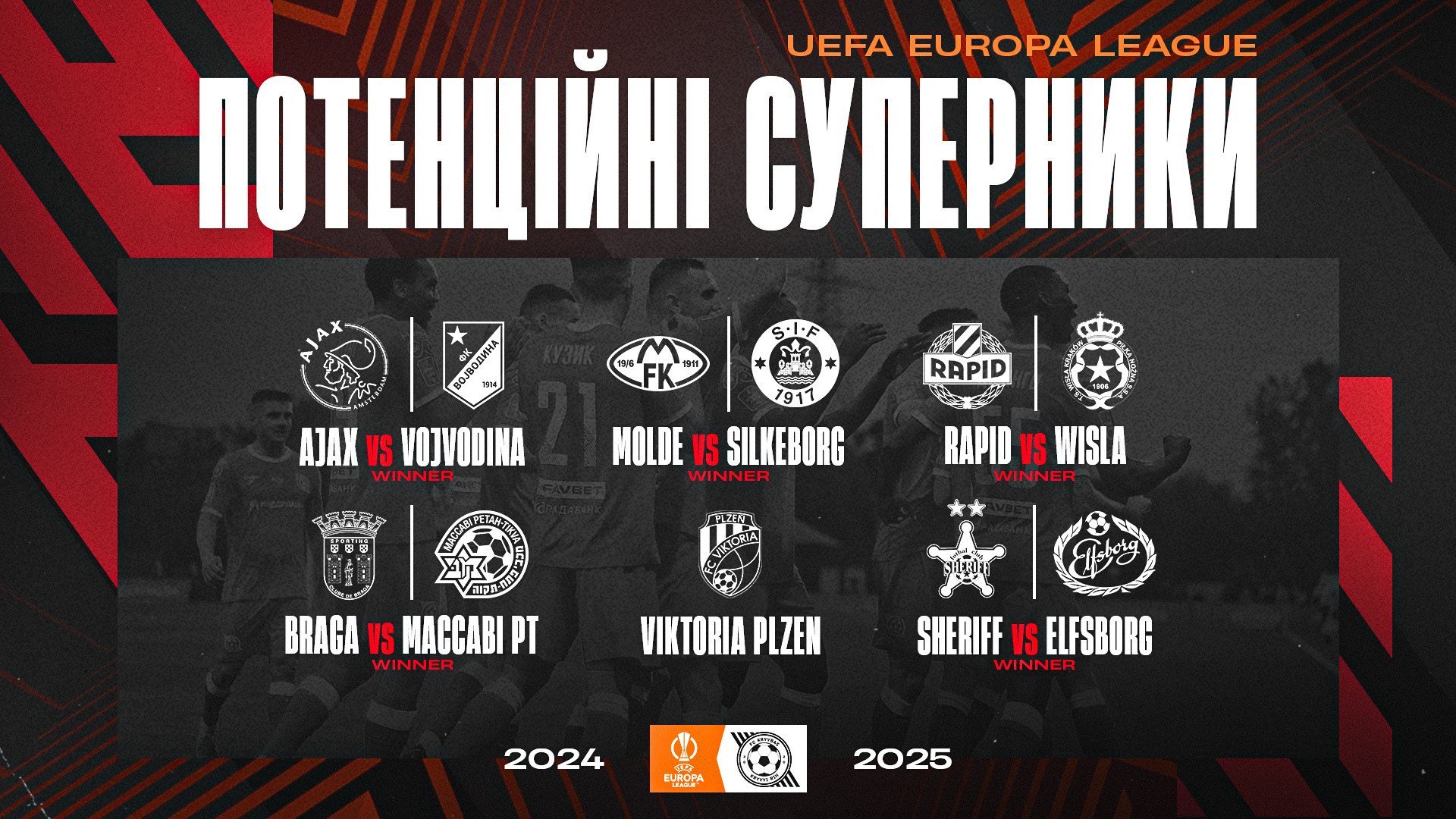 Відомі потенційні суперники "Кривбасу" у 3 кваліфікаційному раунді Ліги Європи}