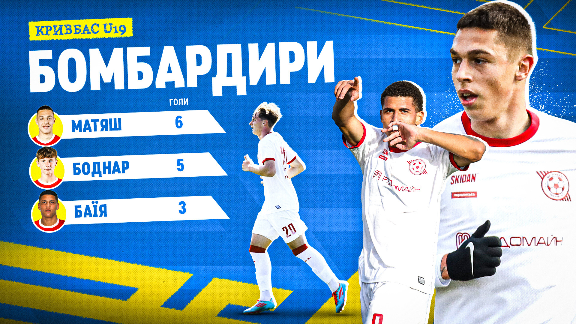 "Кривбас" U-19 в першій частині сезону 2025\26. Підсумки в цифрах. Частина 1