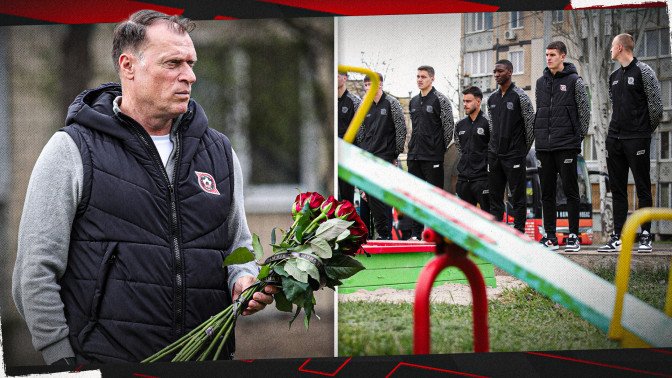 ФК "Кривбас" вшанував пам’ять загиблих 04.04.25 у Кривому Розі