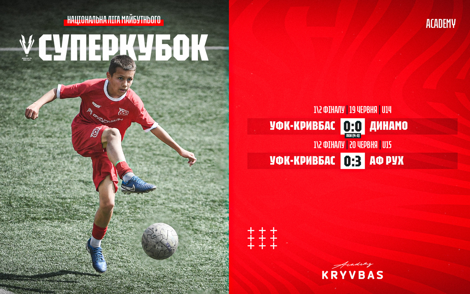 Суперкубок НЛМ 2025\26. 1\2 фіналу. Результати матчів-відповідей команд ФА "Кривбас"